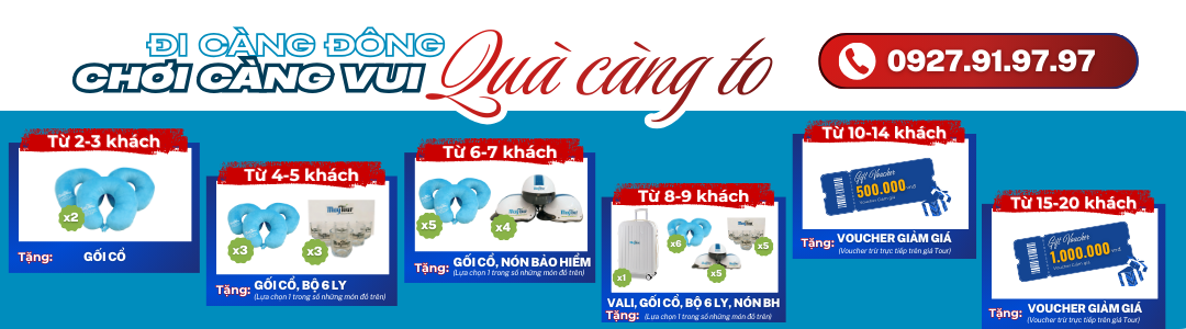 chương trình Khuyến mãi MayTour