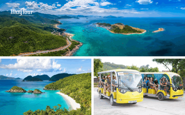 Trải nghiệm cano & xe điện trong tour Bình Hưng Vĩnh Hy 2 ngày 2 đêm