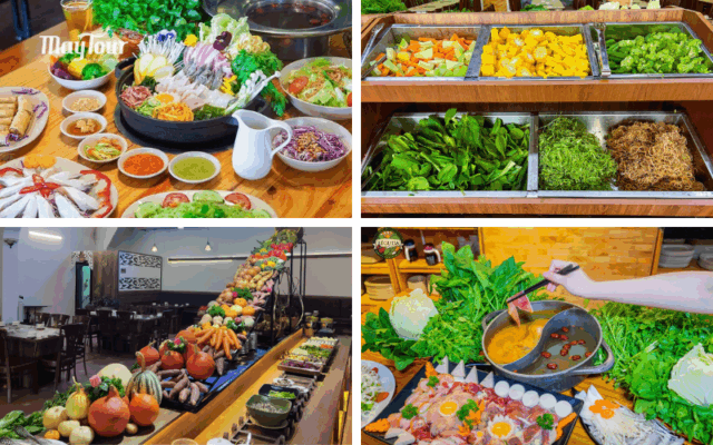 Trải nghiệm buffet lẩu đông trùng hạ thảo đặc trưng khi đi tour Đà Lạt 2N2Đ từ TP.HCM