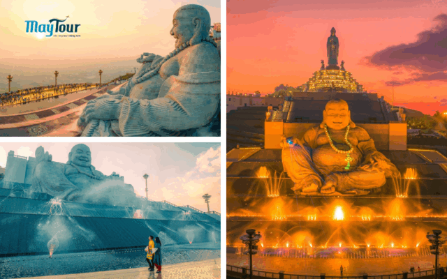 Tượng Phật Di Lặc Núi Bà Đen – biểu tượng an lạc trong tour hành hương Tây Ninh 1 ngày