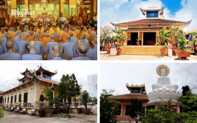 Chùa Viên Minh Tiền Giang – điểm đến thanh tịnh trong tour hành hương miền Tây giá tốt