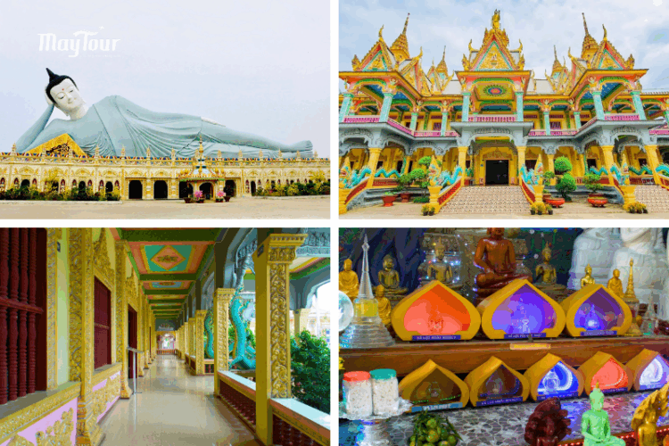 Chùa Som Rông Sóc Trăng với kiến trúc Khmer độc đáo – điểm check-in nổi bật trong tour Mẹ Nam Hải