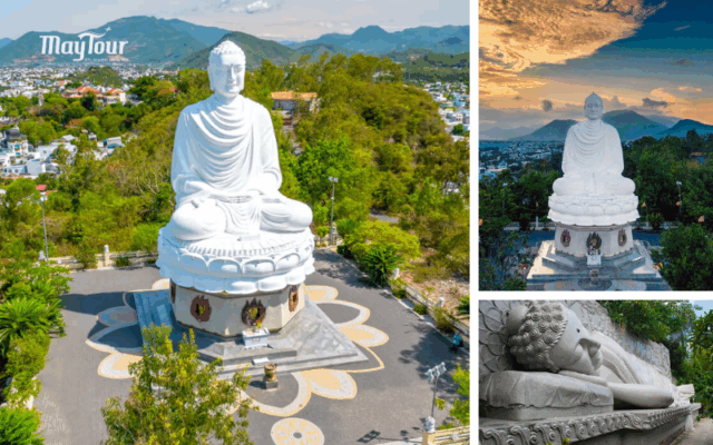 Tham quan Chùa Long Sơn cổ kính trong tour Nha Trang 3 ngày 3 đêm giá tốt