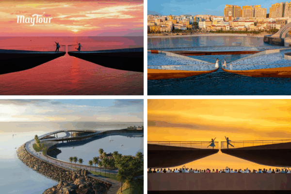 Cầu Hôn Kiss Bridge Phú Quốc – biểu tượng ngắm hoàng hôn đẹp nhất trong tour Phú Quốc 3 ngày 3 đêm trọn gói