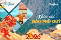 Tour Phú Quý Trọn Gói 2 Ngày 2 Đêm | Hòn Tranh, Núi Cao Cát, Lặn San Hô