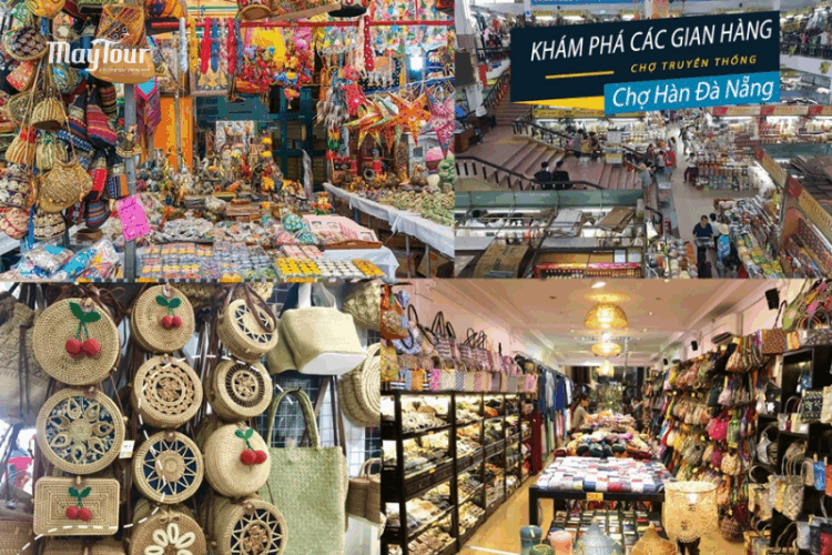 Mua sắm đặc sản địa phương làm quà tại chợ Hàn trong tour Đà Nẵng Hội An từ TP.HCM