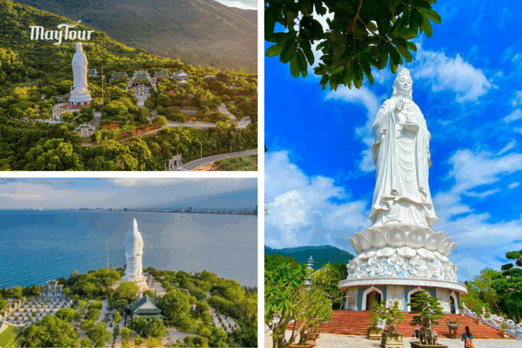 Viếng chùa Linh Ứng linh thiêng tại bán đảo Sơn Trà trong tour Đà Nẵng Hội An từ TP.HCM