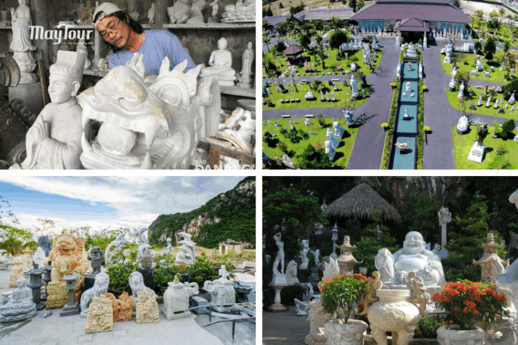 Tham quan làng đá mỹ nghệ Non Nước trong hành trình tour du lịch Đà Nẵng Hội An 4n3đ