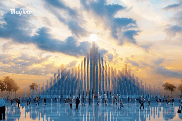 Toàn cảnh biển Vũng Tàu trong tour Vũng Tàu 2 ngày 1 đêm teambuilding gala dinner