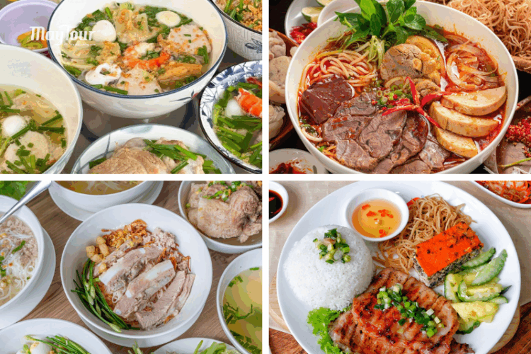 Bữa sáng bún phở cho đoàn trong tour Vũng Tàu 2 ngày 1 đêm teambuilding gala dinner