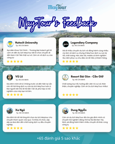 Feeback khách hàng của Du lịch MayTour