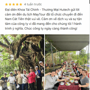 Feeback khách hàng của Du lịch MayTour