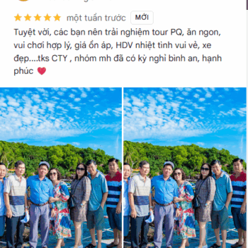 Feeback khách hàng của Du lịch MayTour