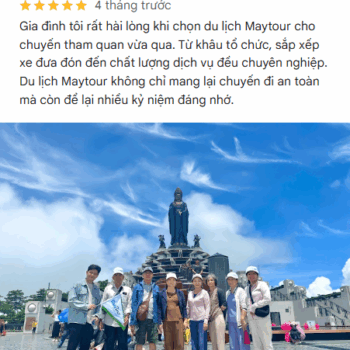 Feeback khách hàng của Du lịch MayTour