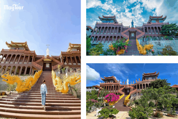 Vẻ đẹp kiến trúc uy nghi của chùa Trùng Sơn Tự – điểm check-in tâm linh không thể bỏ qua