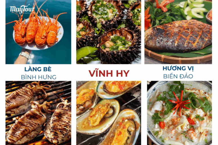 Thưởng thức tôm hùm và hải sản tươi sống tại bè Bình Hưng