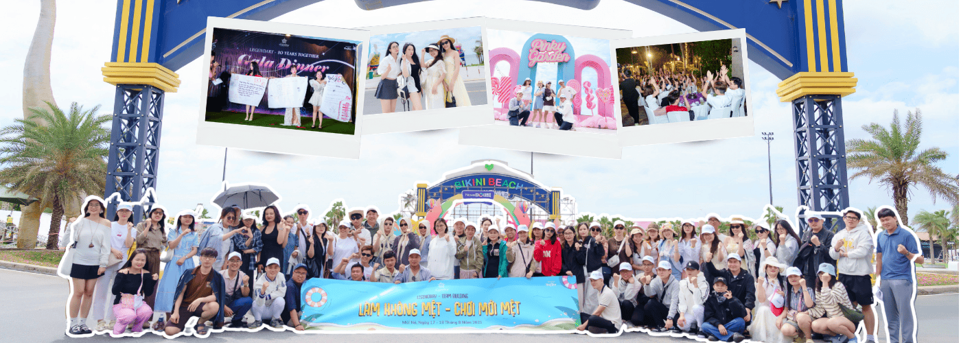 Đội ngũ MayTour tổ chức Team Building cho công ty legendary Phan Thiết
