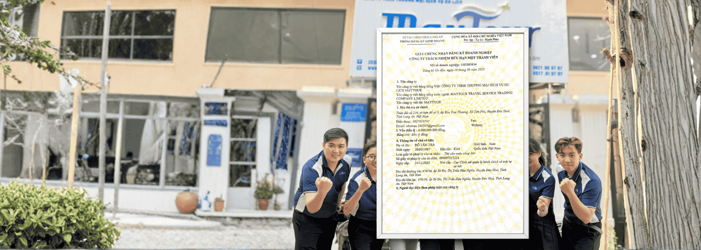 Giấy Đăng ký Kinh doanh Công ty Du lịch MayTour