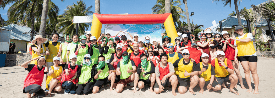 maytour tổ chức Team building trọn gói tại Phan Thiết