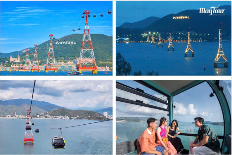 Cáp treo VinWonders – trải nghiệm ngắm trọn vịnh Nha Trang từ trên cao