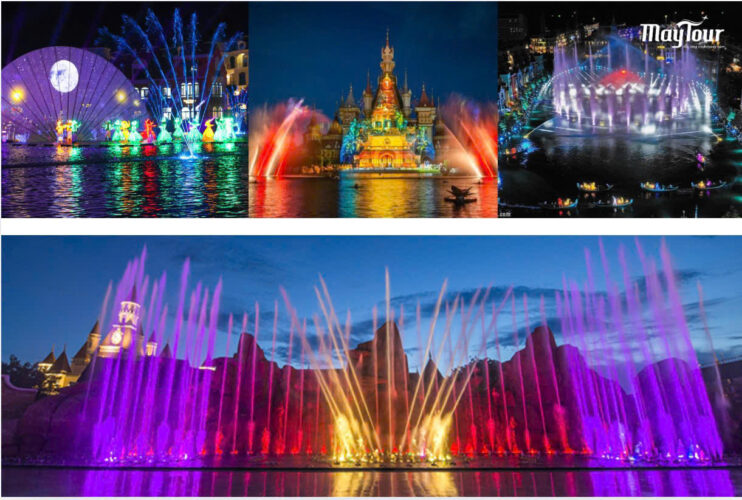 Show nhạc nước VinHarbour – màn trình diễn ánh sáng ấn tượng về đêm