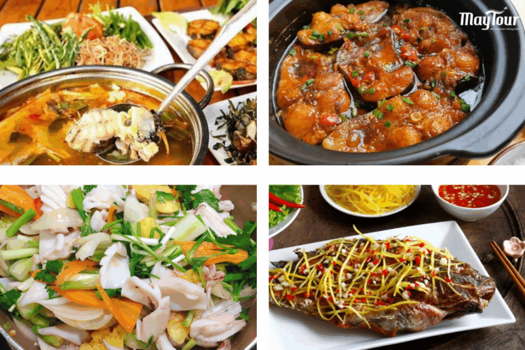 Thưởng thức thực đơn hải sản tươi ngon, đặc trưng biển đảo trong tour du lịch đảo Nam Du.