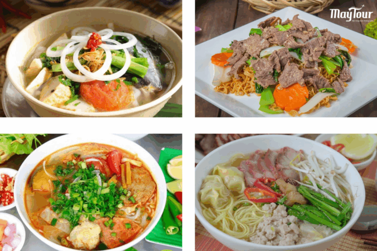 Thực đơn bữa sáng tại biển Đại Lãnh