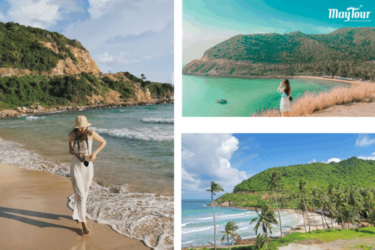 Bãi Mến – Bãi biển đẹp nhất quần đảo trong hành trình tour du lịch đảo Nam Du.