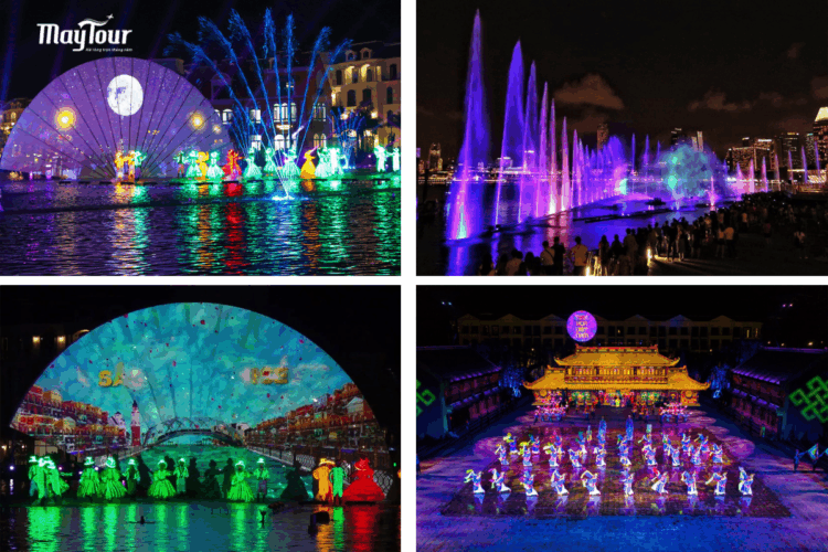 Mãn nhãn với show nhạc nước thực cảnh Sắc màu Venice tại Grand World Phú Quốc