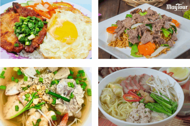 Bữa sáng ngày 1 trong tour du lịch Phú Quốc 