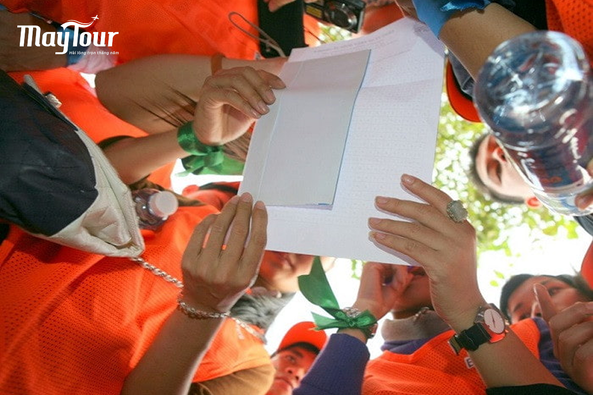 Trò chơi "Giải mật thư – Khu vườn bí mật"